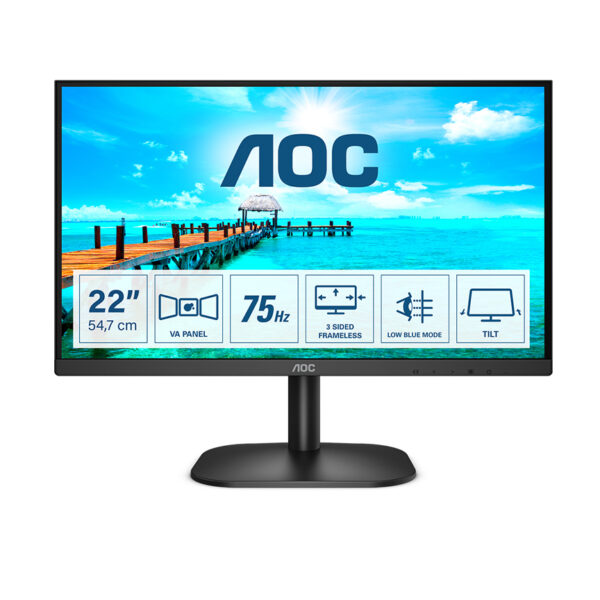 MON. 21.5 AOC FULL HD VA VGA/HDMI